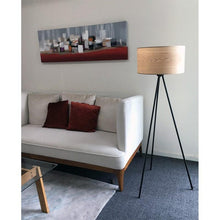  Wooden Ash Shade Floor Lamp