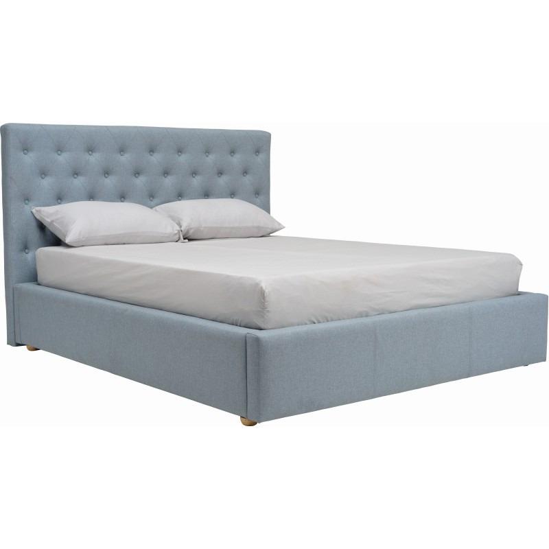 Dustin Queen Bed in Aquamarine colour