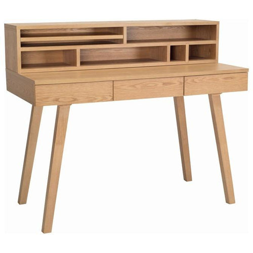 Ezra Desk With Storage in Natural 