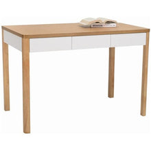 Mabon Desk With Storage In Natural/White