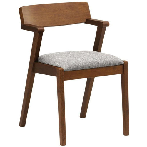 Zola Dining Chair - Cocoa + Pebble Grey