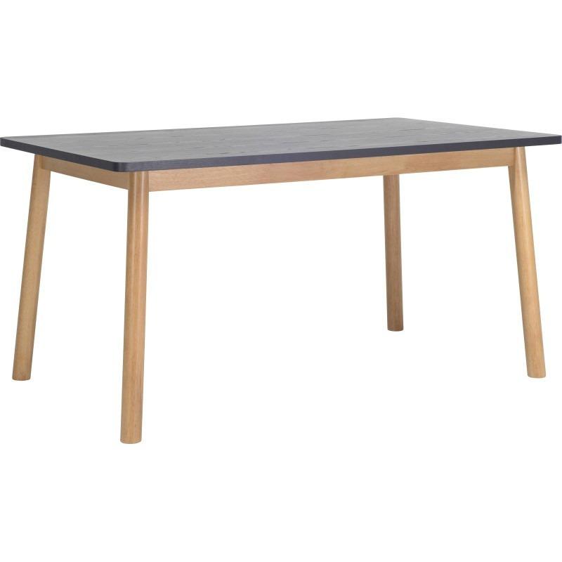 Dekel Dining Table In Graphite Grey - 1.5M