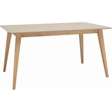 Platon Dining Table - 150cm - Oak + Taupe Grey