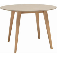 Platon Round  Dining Table In Taupe Grey 