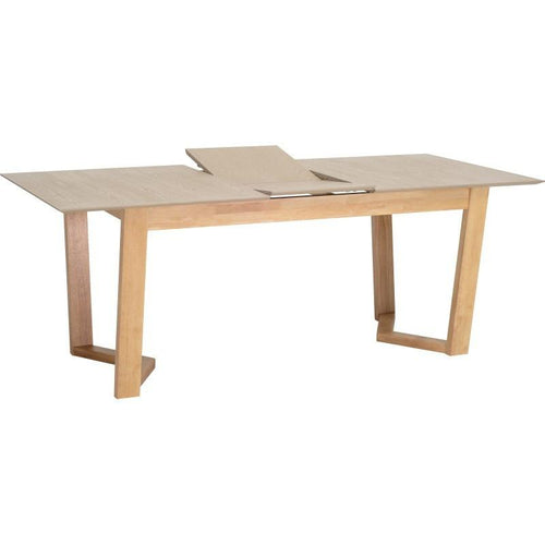 Vitas Extendable Dining Table In Taupe Grey 