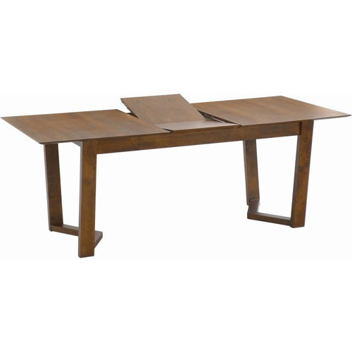 Vitas Extendable Dining Table In Taupe Grey 