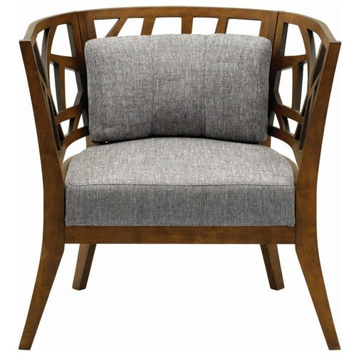 Jenifer Round Back Lounge Chair in Pebble