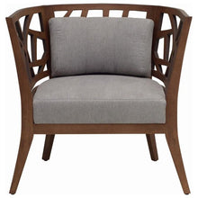 Jenifer Round Back Lounge Chair in Dolphin