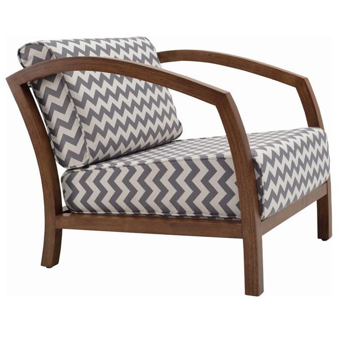 Velda Lounge Chair In Grey