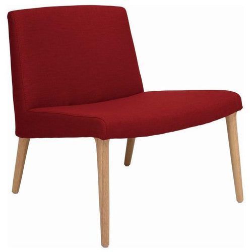 Venza Lounge Chair In Crimson