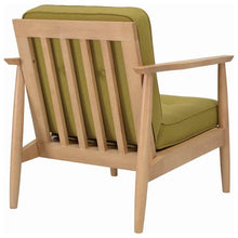 Entex Single Seater Sofa - Black + Nile Green