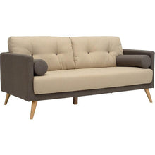 Lancer 2 Seater Sofa In Midnight Blue & Light Grey