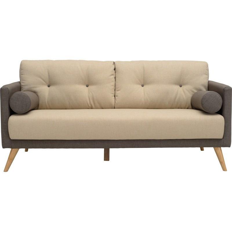 Lancer 2 Seater Sofa In Midnight Blue & Light Grey