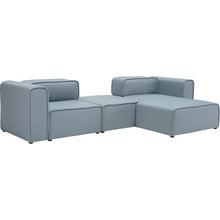 Acura L Shape Sofa In Aquamarine