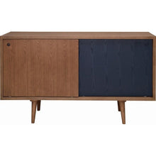 Locke Sideboard In Cocoa & Marine Blue