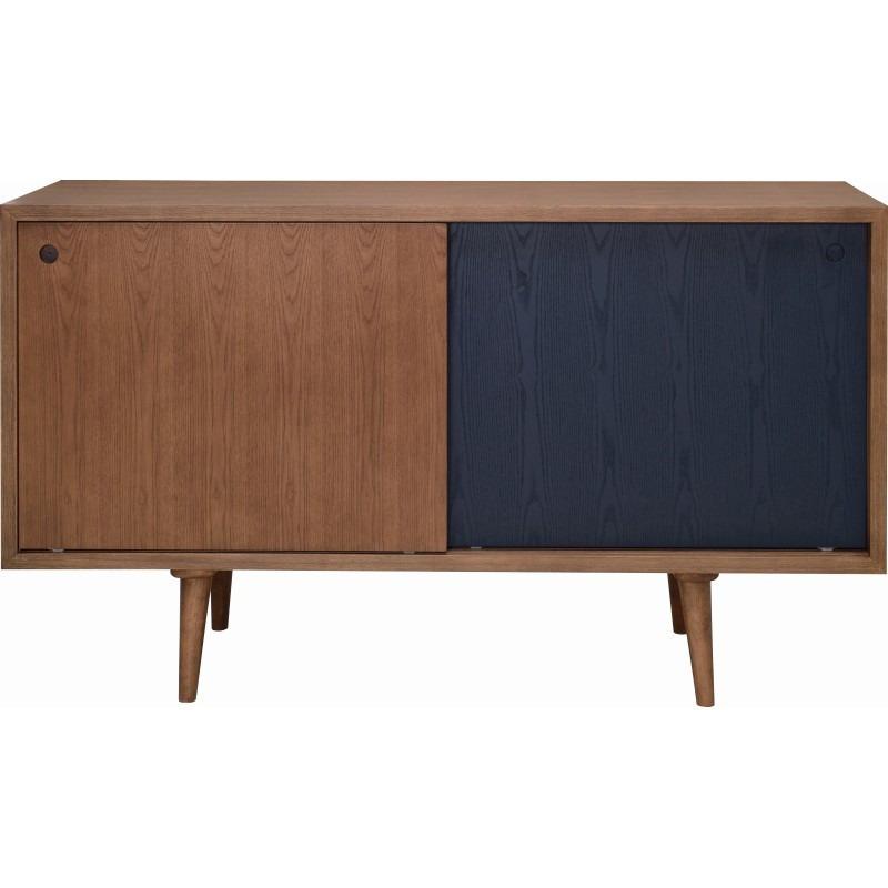 Locke Sideboard In Cocoa & Marine Blue
