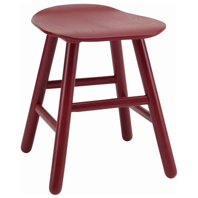 Hetty Low Stool - Maroon