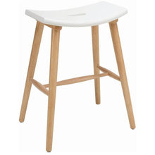 Hollis Stool in Lacquered White 
