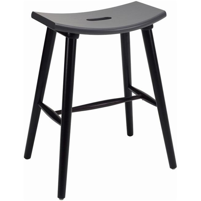 Hollis Stool In Graphite Grey