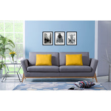 Kendra 3 Seater Sofa In Light Grey,Living Room Furniture,Lounges,Three Seaters,Modern Furniture