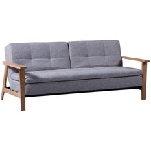 3 Seater Sofa Bed In Light Grey