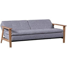 3 Seater Sofa Bed In Light Grey