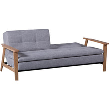 Kiarra 3 Seater Sofa Bed In Light Grey