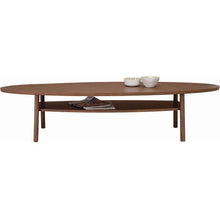 Saylor Oval Coffee Table In Cocoa