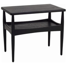 Hobbit High Side Table In Black Ash Veneer