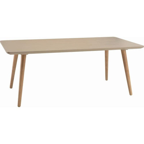Carsyn Rectangular Coffee Table Taupe Grey