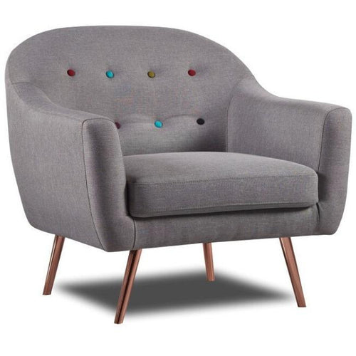 Lounge Chair In Light Grey
