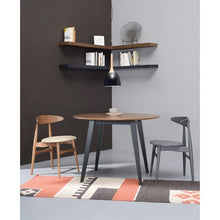 Platon Round  Dining Table In Cocoa