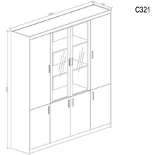 2 Door Display Unit / Cabinet
