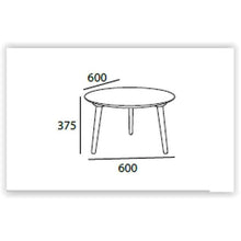 Carsyn Round Coffee Table In Cocoa