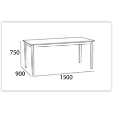 Platon Dining Table In Taupe Grey - 1.5M