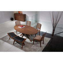 Conan Oval Dining Table In Cocoa