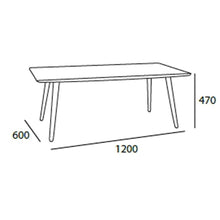 Carsyn Rectangular Coffee Table In Pickle Green