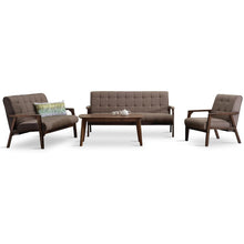 4 Piece Tucson Lounge Set In Tea