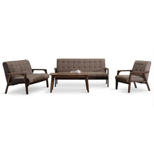 4 Piece Tucson Lounge Set In Tea