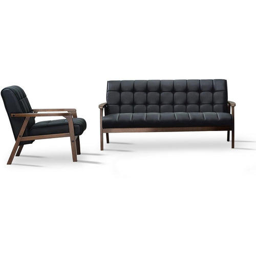 Tucson Black Lounge Suite - 2 Seater | innovatec Melbourne, Sydney, Brisbane, Perth & Adelaide Australia