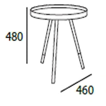 Innis Side Table In Black
