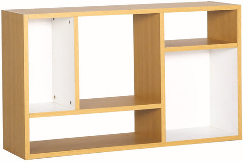 Heller Shelving LamiNatural Oak and White