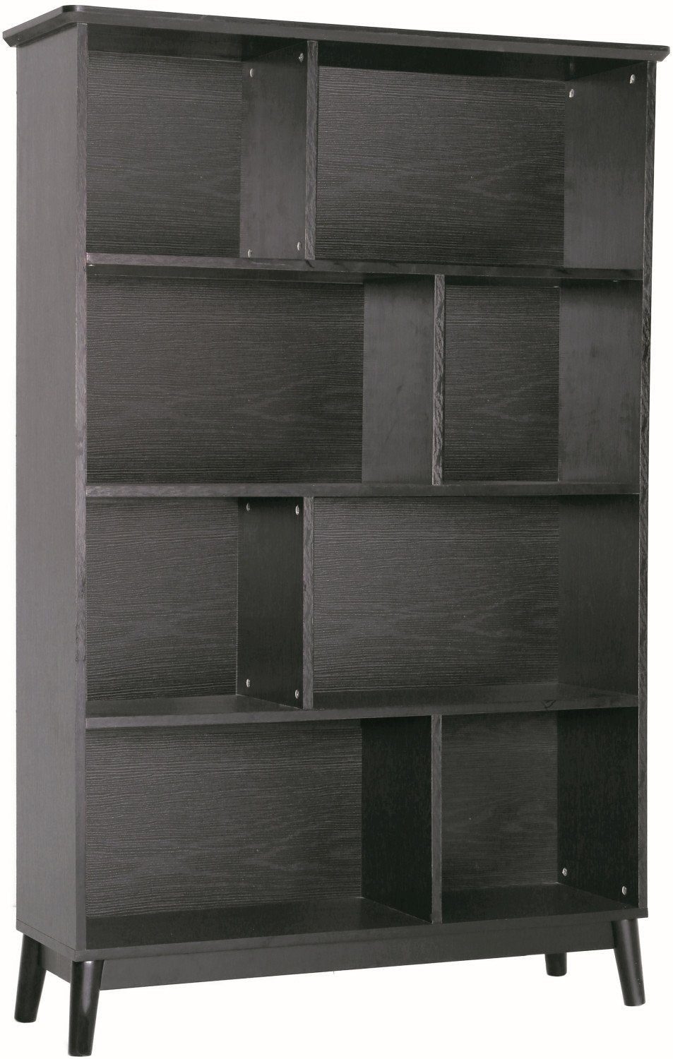 Howell Tall Bookcase LamiNatural Black