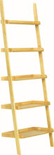 Milt Leaning Bookcase - Natural Oak