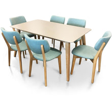 1.5M Dekel Table W/  6 Winta Chairs 