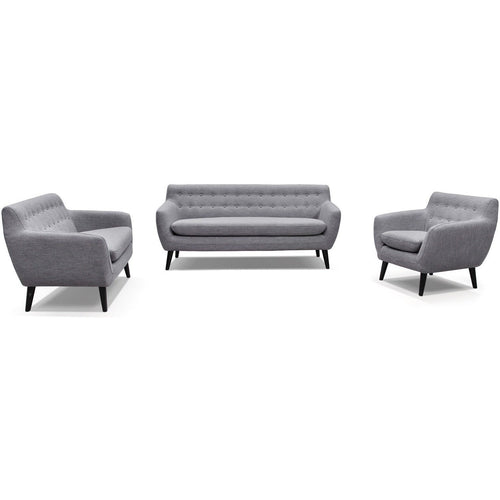 Retro Buttoned Lounge Suite (3+2+1)