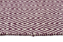 Abode Diamond Rug - 225 x 155cm - Purple