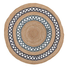 Atrium Lilo Round Rug - 150 x 150cm - Blue