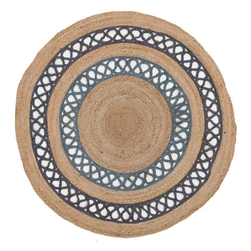 Atrium Lilo Round Rug - 150 x 150cm - Blue