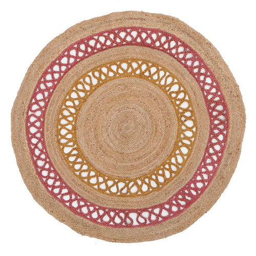 Atrium Lilo Round Rug - 150 x 150cm - Pink